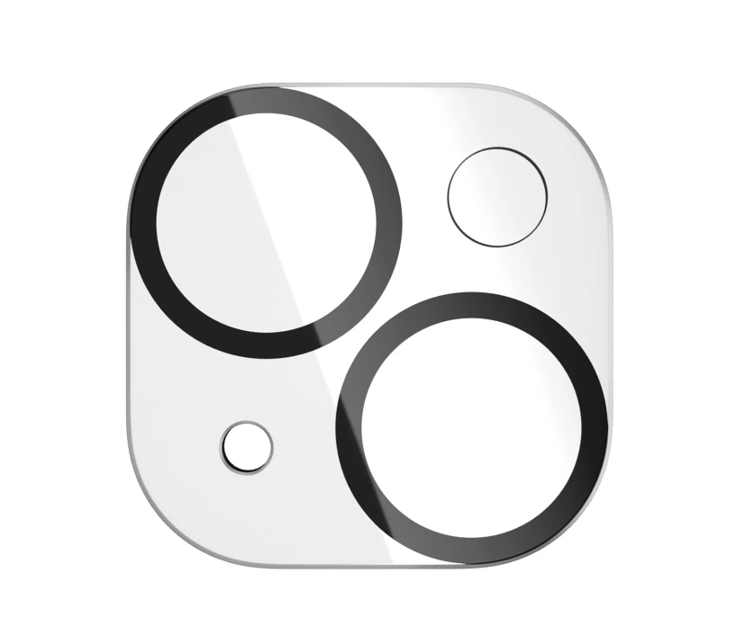 iPhone 15 / iPhone 15 Plus Kamera Objektiv Protector Panzer Glas (1136) - Transparent