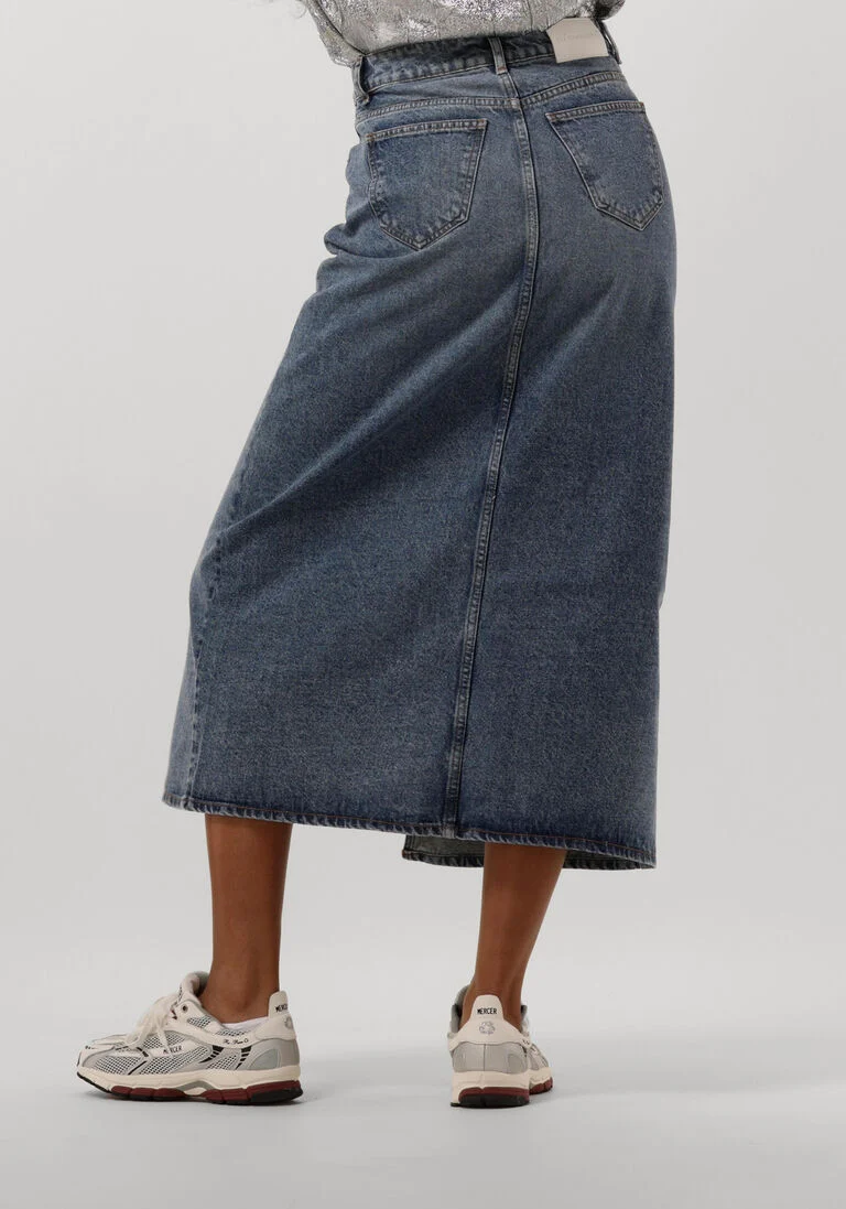 CO\\'COUTURE blauwe co'couture  vika slit denim skirt
