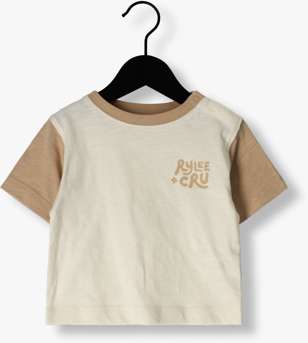 RYLEE + CRU grijze rylee + cru t-shirt contrast s/s tee