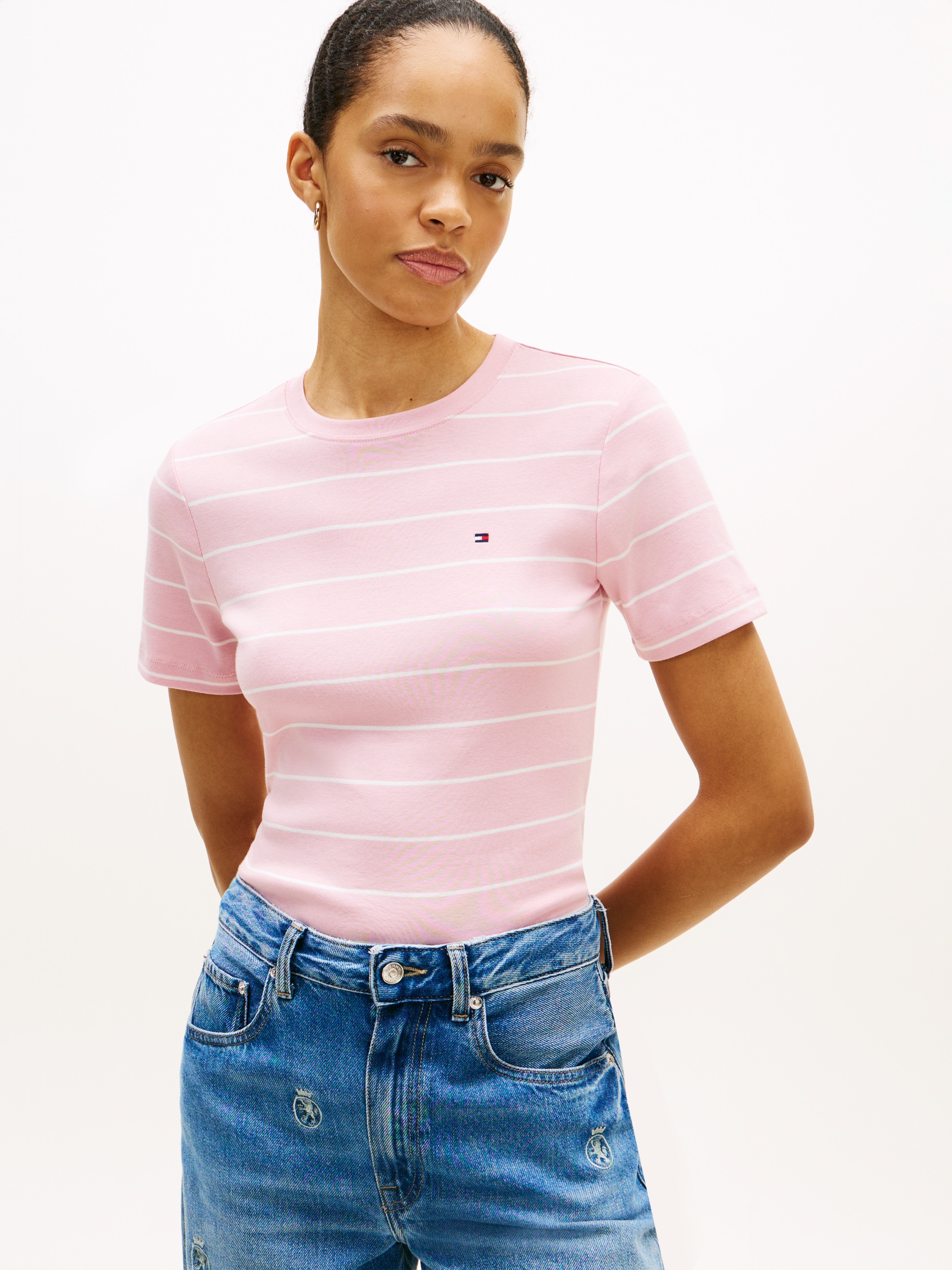 Tommy Hilfiger T-Shirt »SLIM CODY C-NK« Baumwolle, slim fit