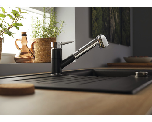 Blanco keukenkraan met handdouche WEGA-S II cafe mat 526424
