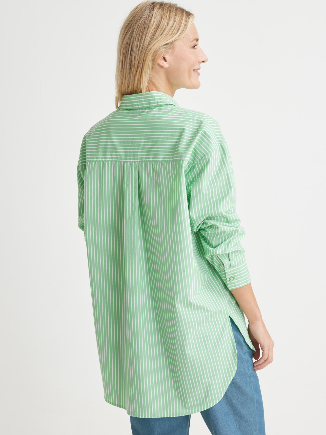 Chemisier long pur coton
