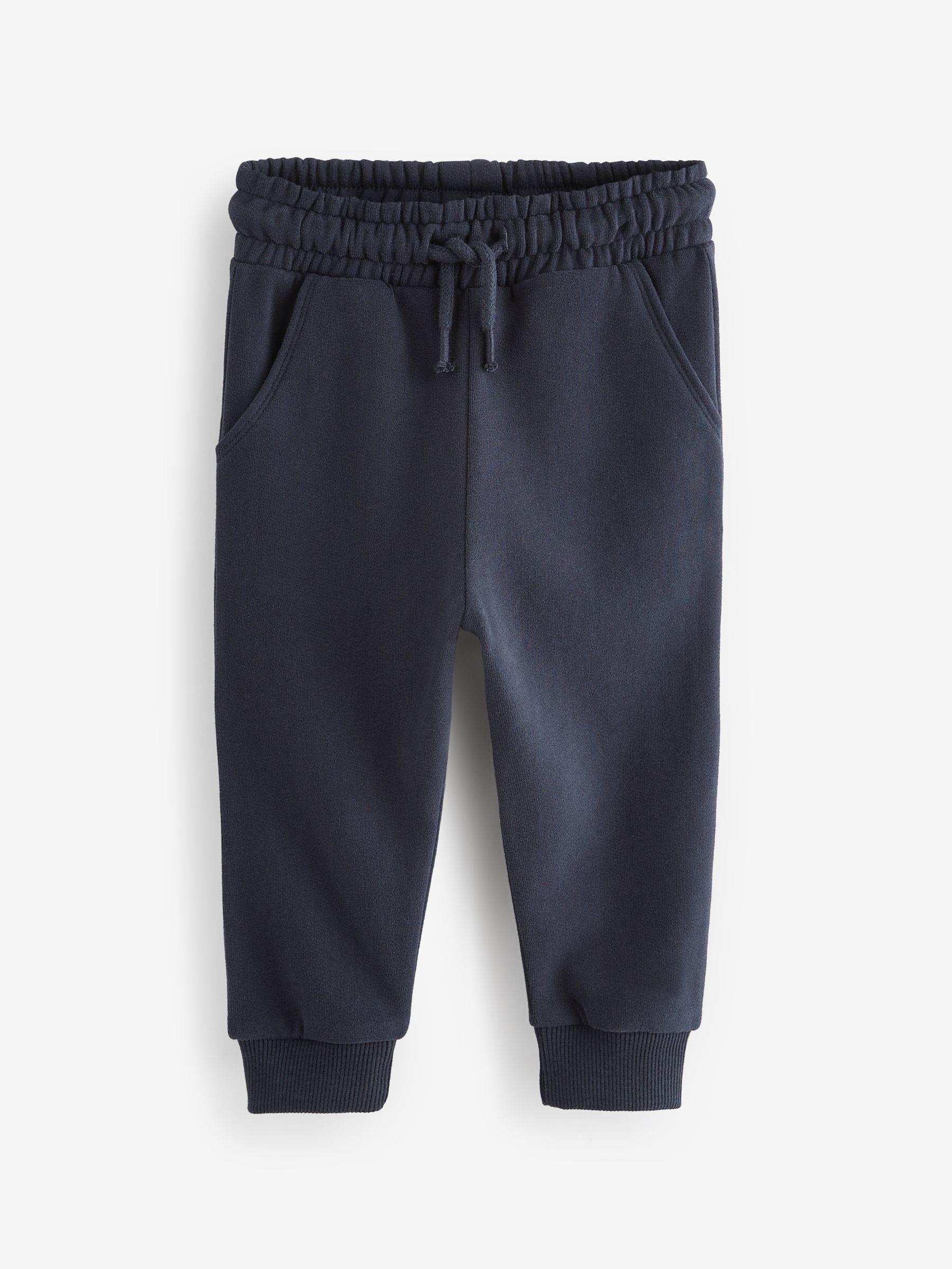 Blauw/antracietgrijs/zwart - Verpakking van 3 zachte joggingbroeken (3 mnd-7 jr)