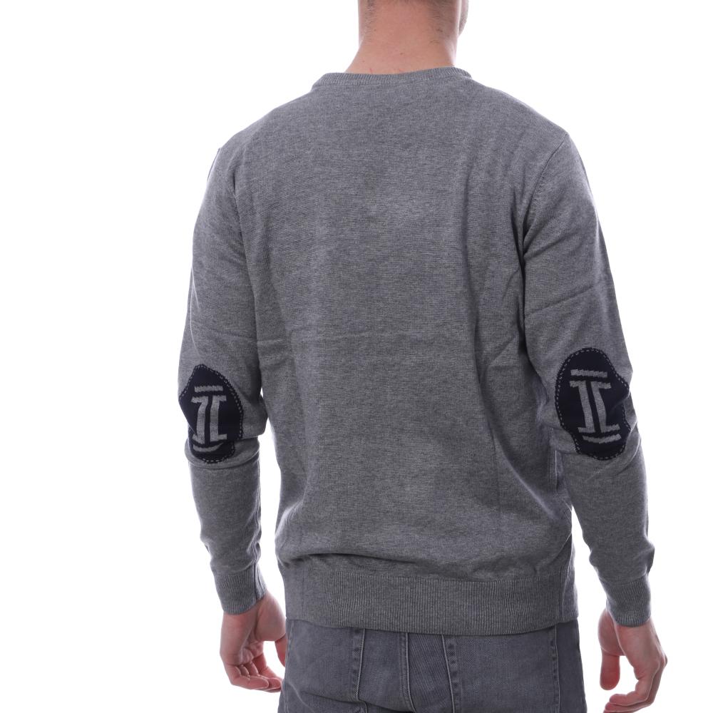 Hungaria Pull Over Gris Homme Hungaria V Neck