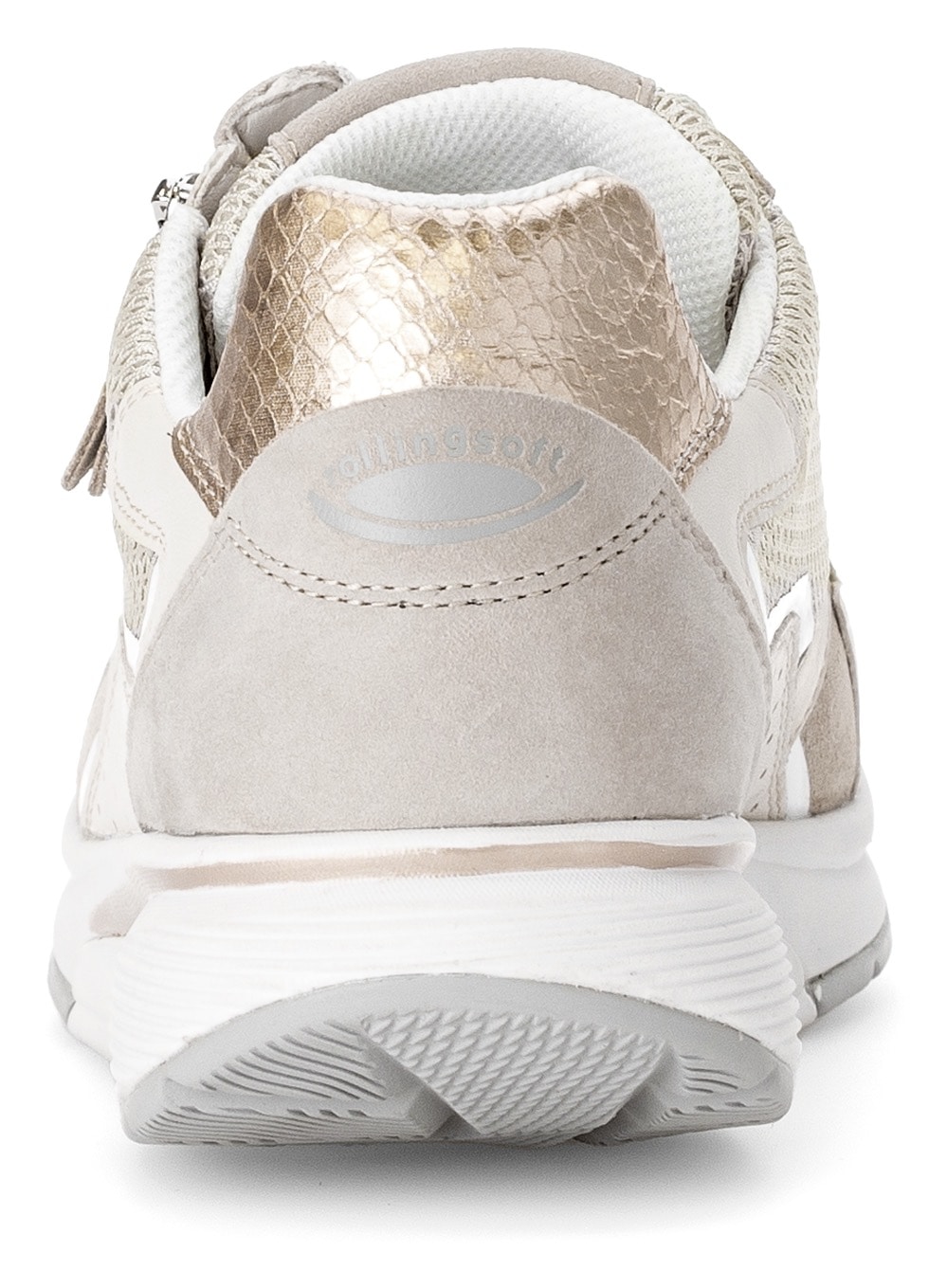Gabor Rollingsoft Keilsneaker  , Freizeitschuh, Halbschuh, Schnürschuh im sportivem Materialmix