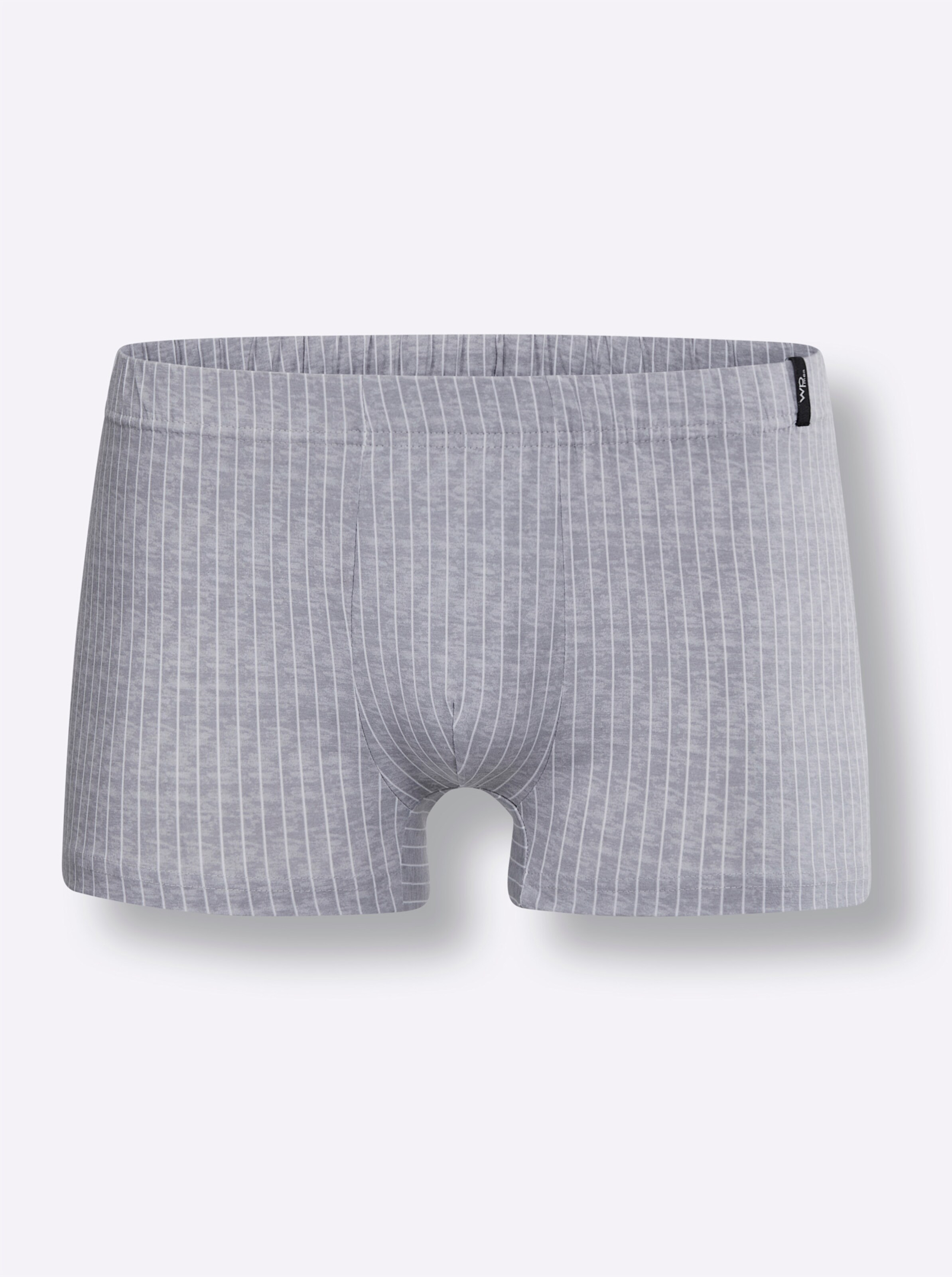 wäschepur men Pants in hellgrau-meliert-gestreift