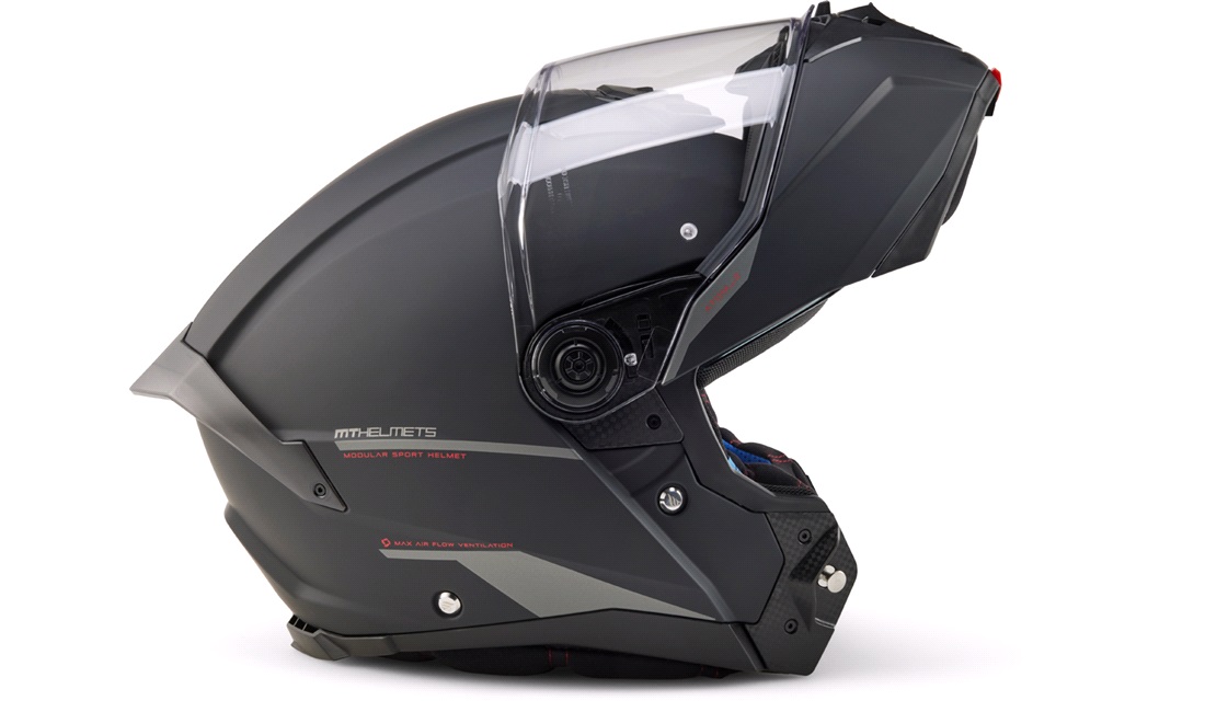 Styrthjelm flip-up MT Atom 2 SV matsort str. S