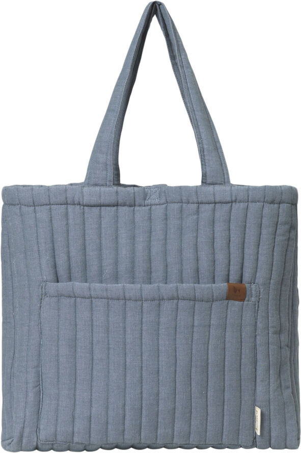 Fabelab Quilted Tote Bag - Chambray Blue Spruce Blue spruce