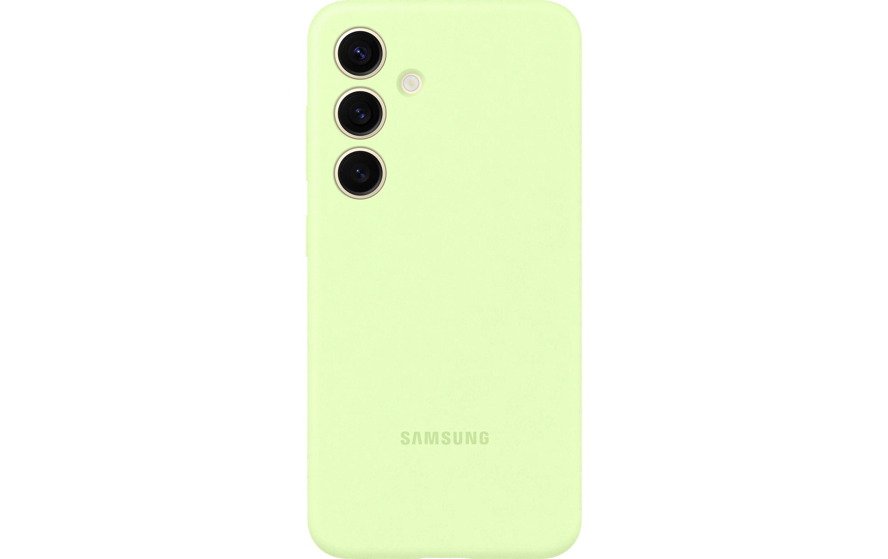 Back Cover Silicone Galaxy S24 GrünSchutzhülle für das Samsung Galaxy S24