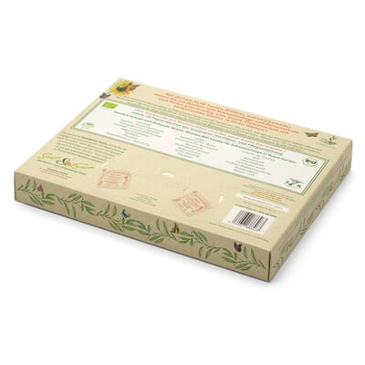 Saatgut-Adventskalender Bio-Blumen für Bienen und Schmetterlinge
