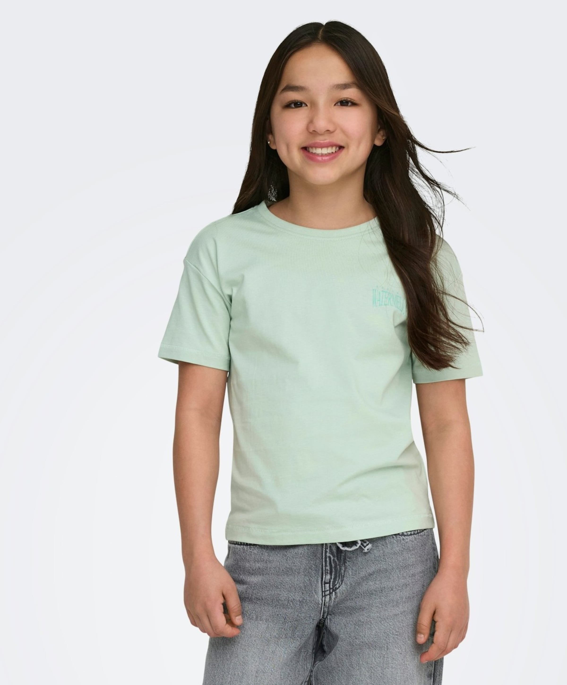 Only Meisjes T-shirt blauw