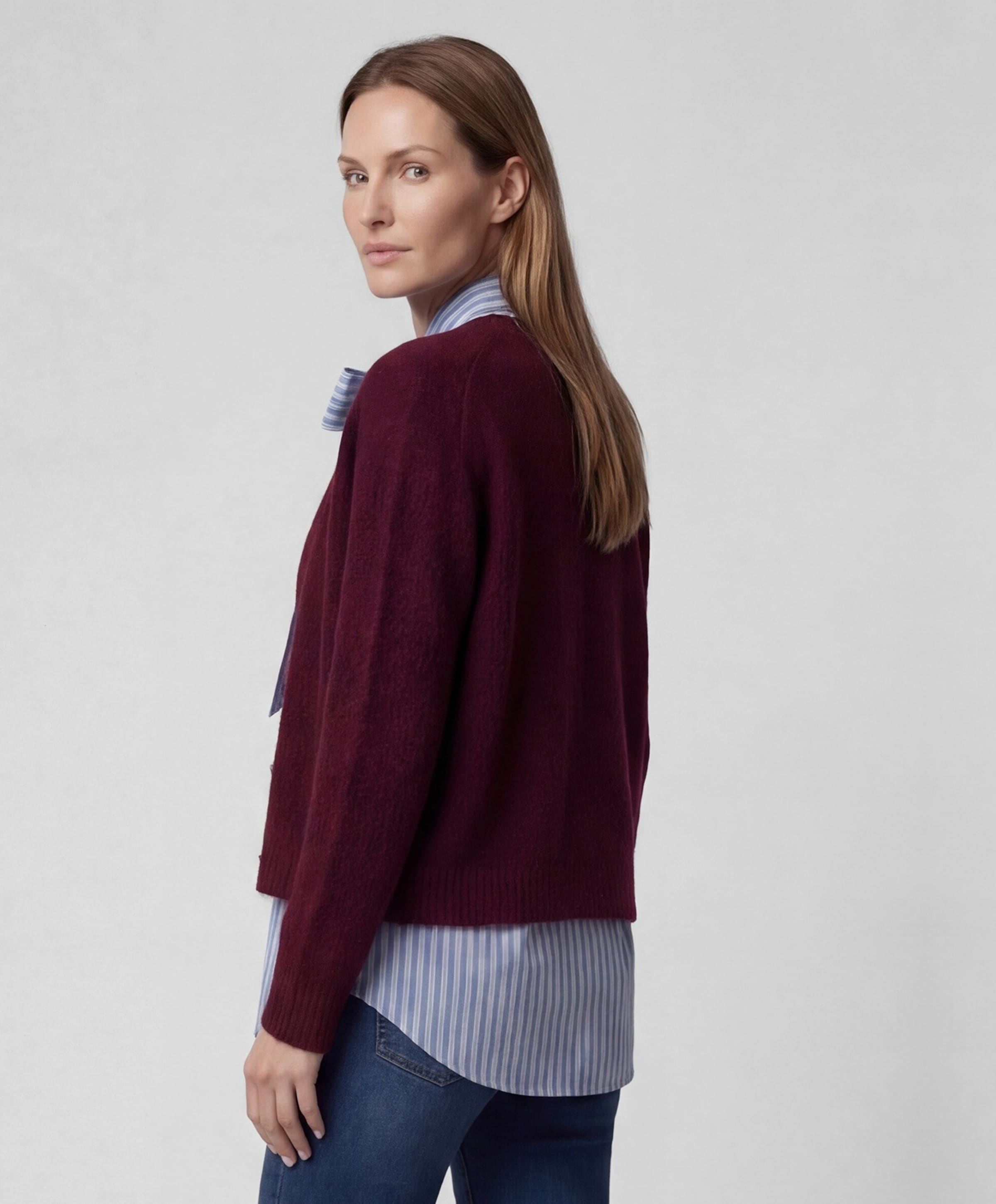 Rabe Dames vest bordeaux
