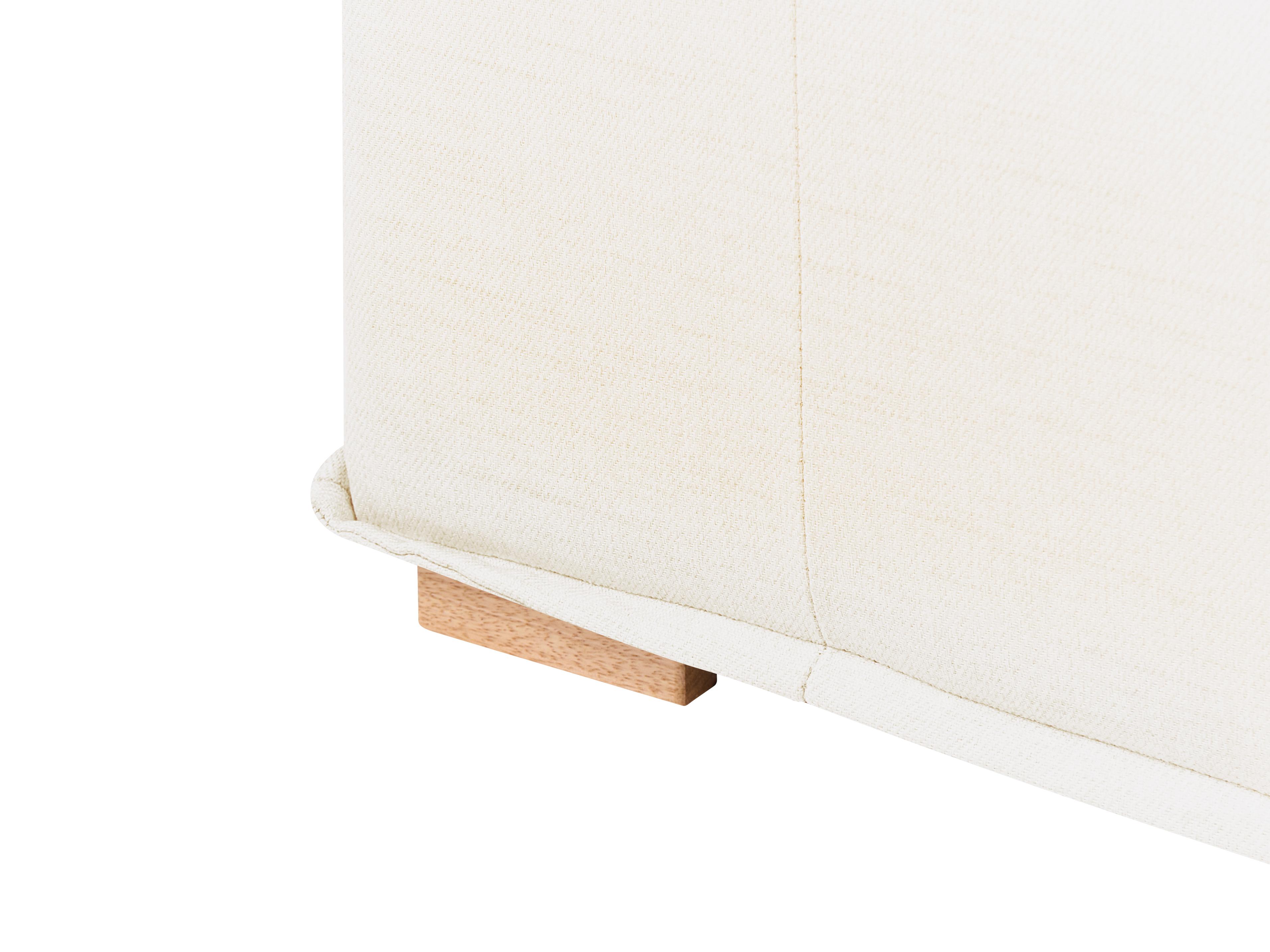 Modulaire bank 2-zits TIBRO Stof Gebroken wit