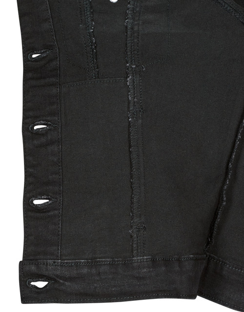 Vero Moda - VMLUNA LS SLIM DNM JACKET MIX GA NOOS - Noir