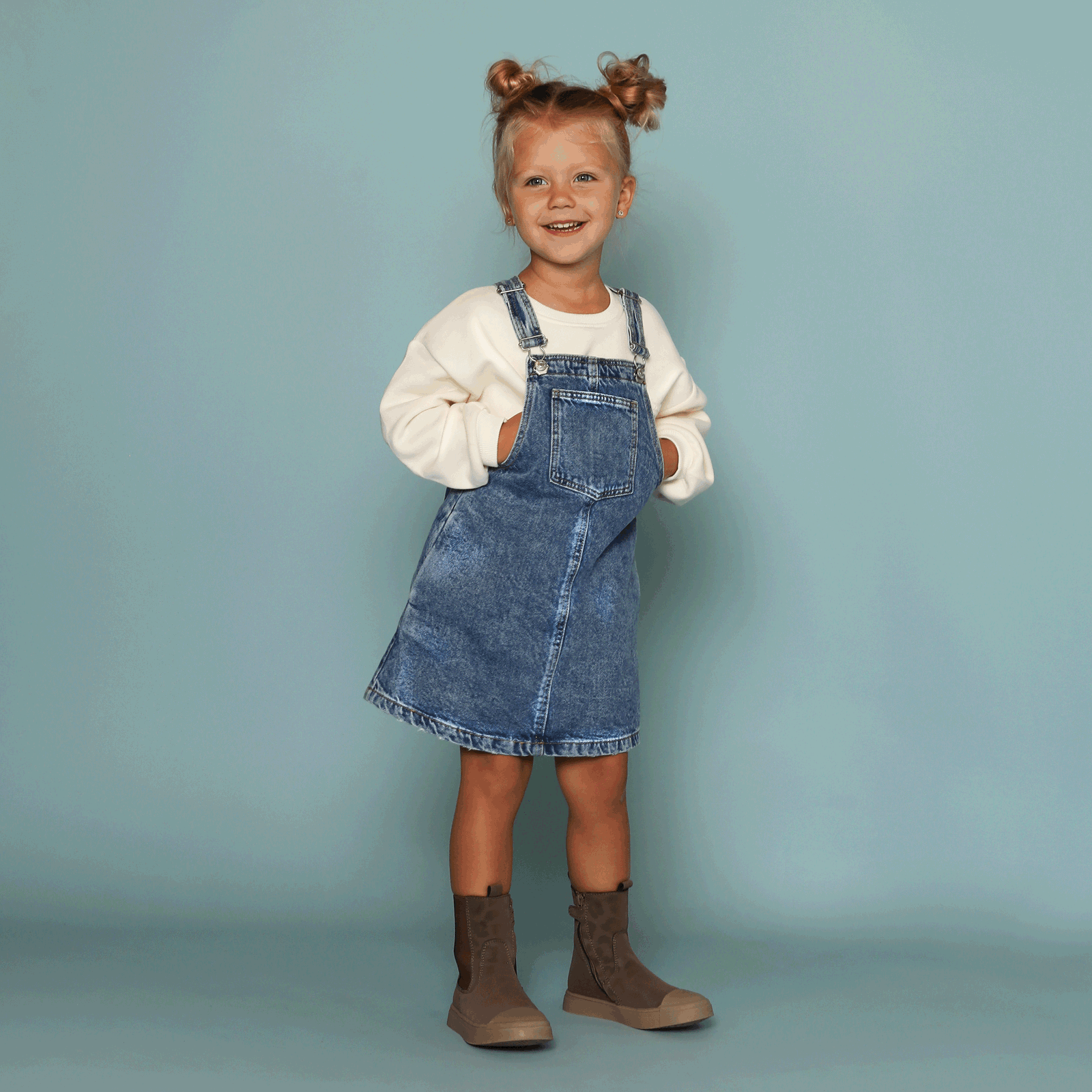Shoesme zwarte chelseaboot met panterprint Microleer | Sale