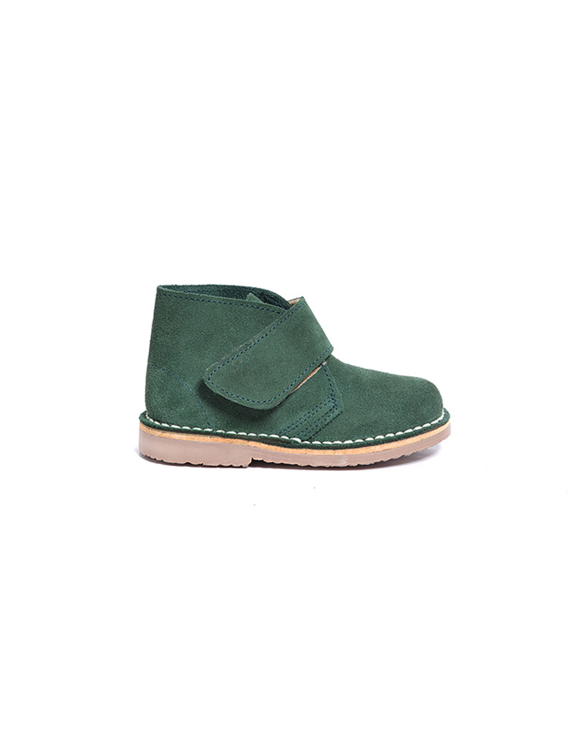Safari Kids Velcro Boots Green