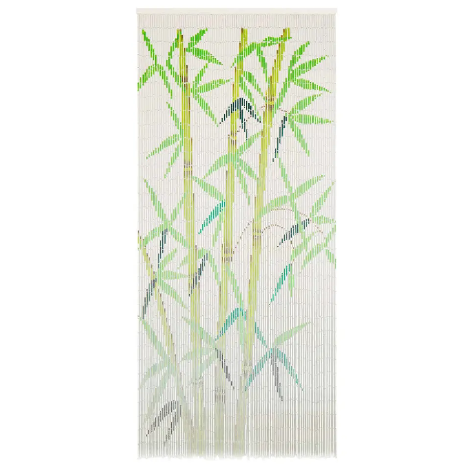 vidaXL - Deurgordijn - Multikleur - Bamboe - 90 x 200 cm