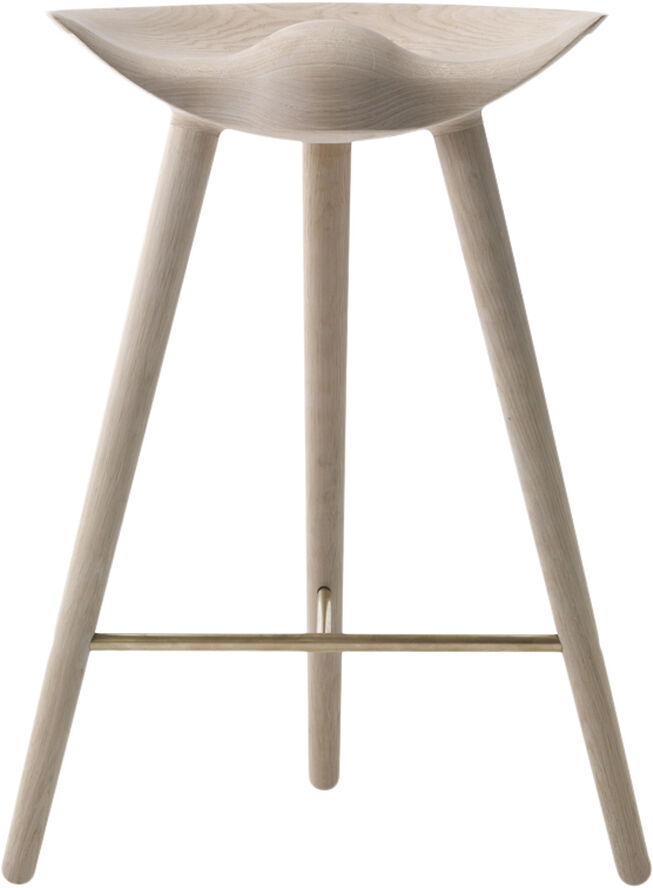 Audo Copenhagen ML 42 - Bord Skammel / Sæbehandlet eg / Messing Oak / brass