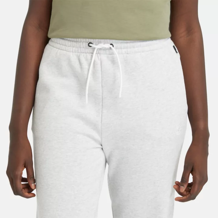 Pantalon de survêtement à envers brossé pour femme en gris
