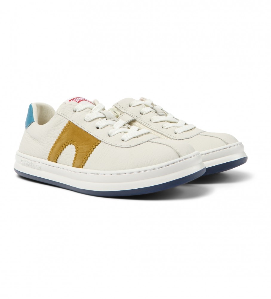 Tênis de couro Camper Runner Four Twins, branco
