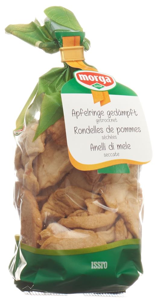 ISSRO Apfelringe<br>100 g, gedämpft/geschwefelt