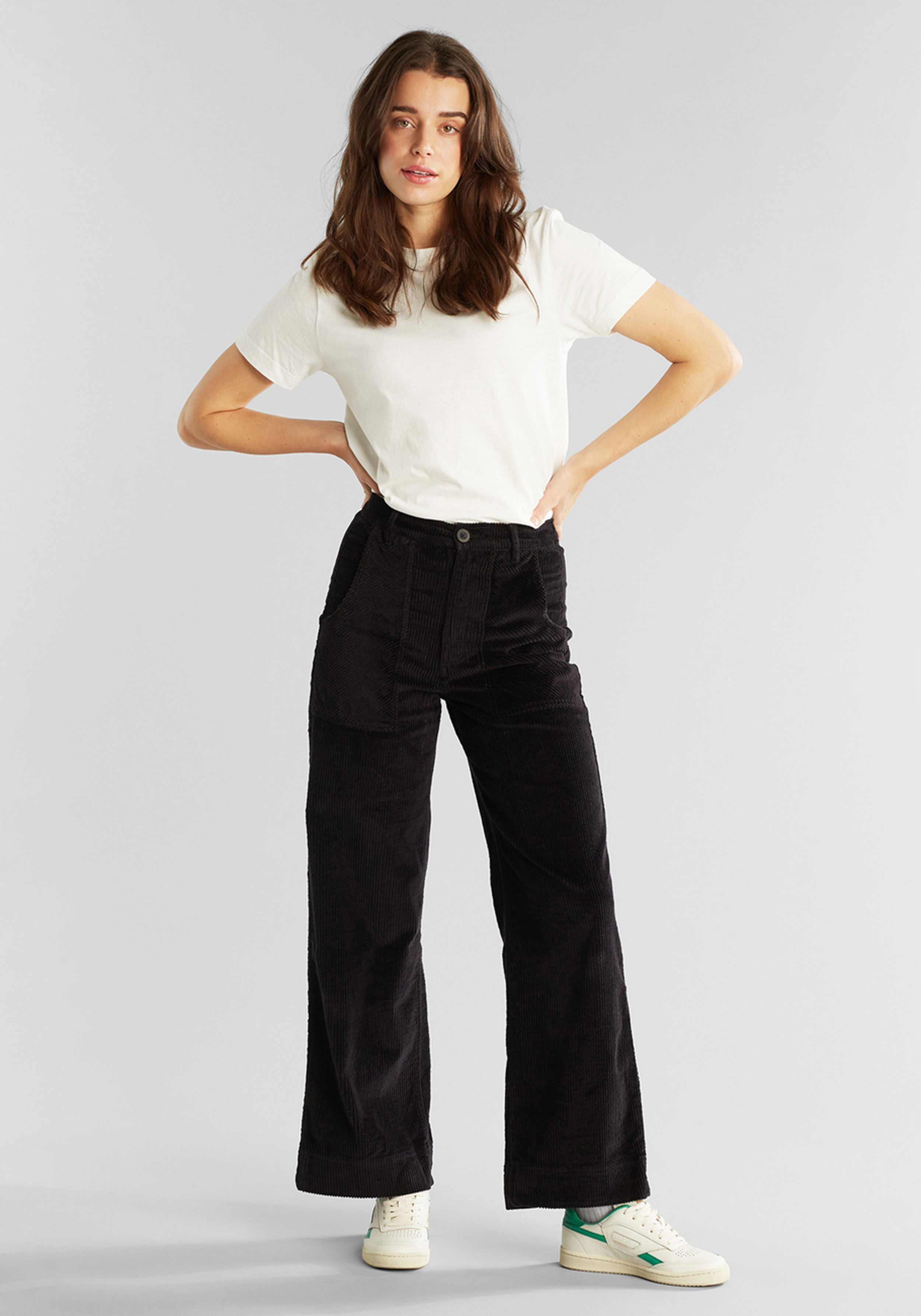 Dedicated Cord-Hose Vara Workwear Corduroy Black