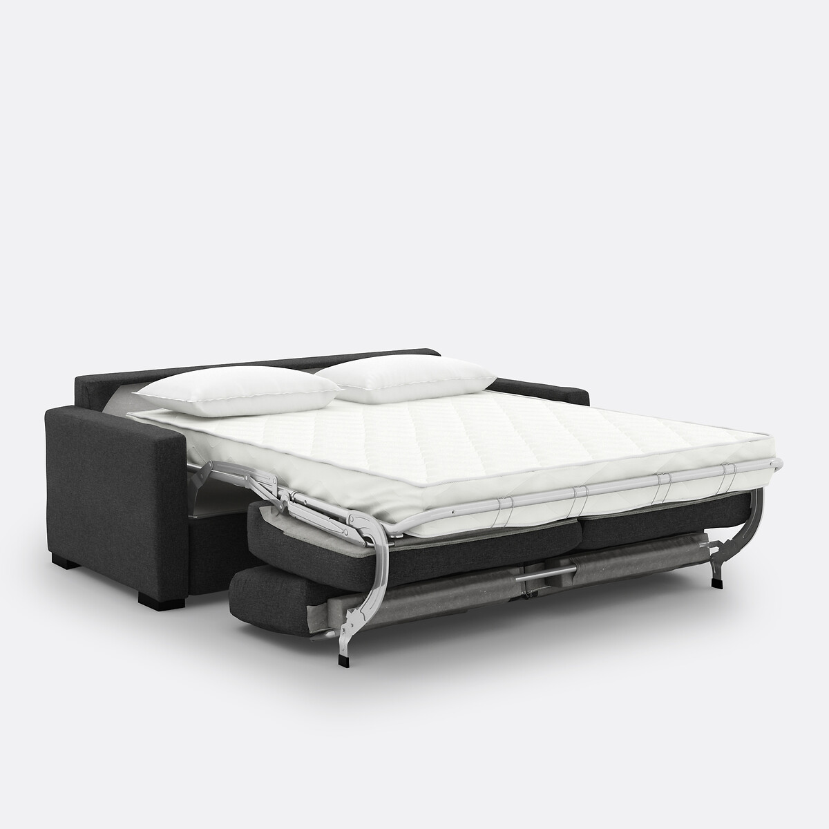 LA REDOUTE INTERIEURS<br>Sofá-cama em poliéster, espuma HR premium, Timor