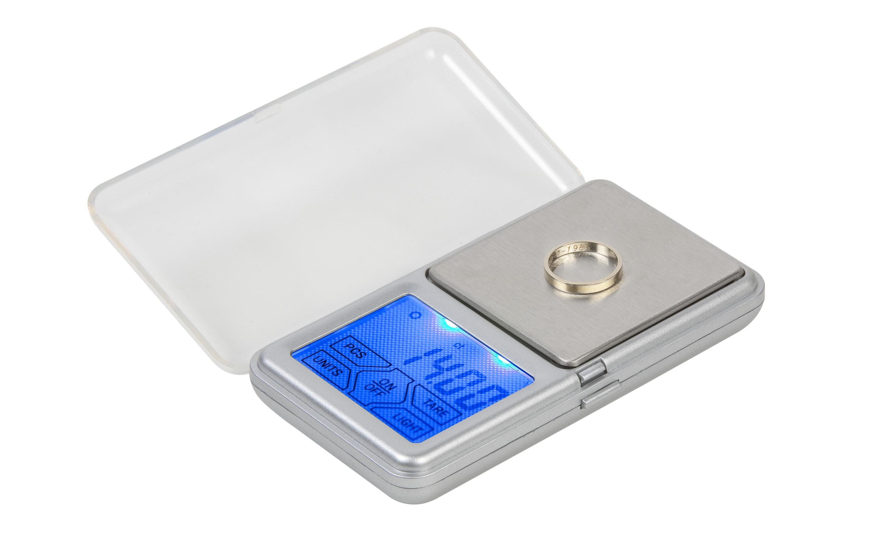 Präzisionswaage DO9096W SilberWaage mit beleuchtetem Touchscreen