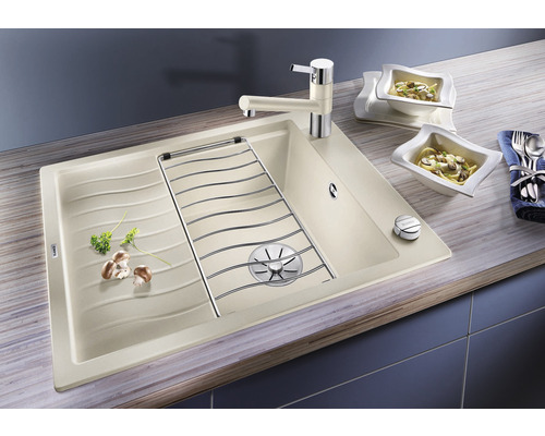 Blanco ELON 45 S spoelbak, 650 x 500 mm, zwart, 525879