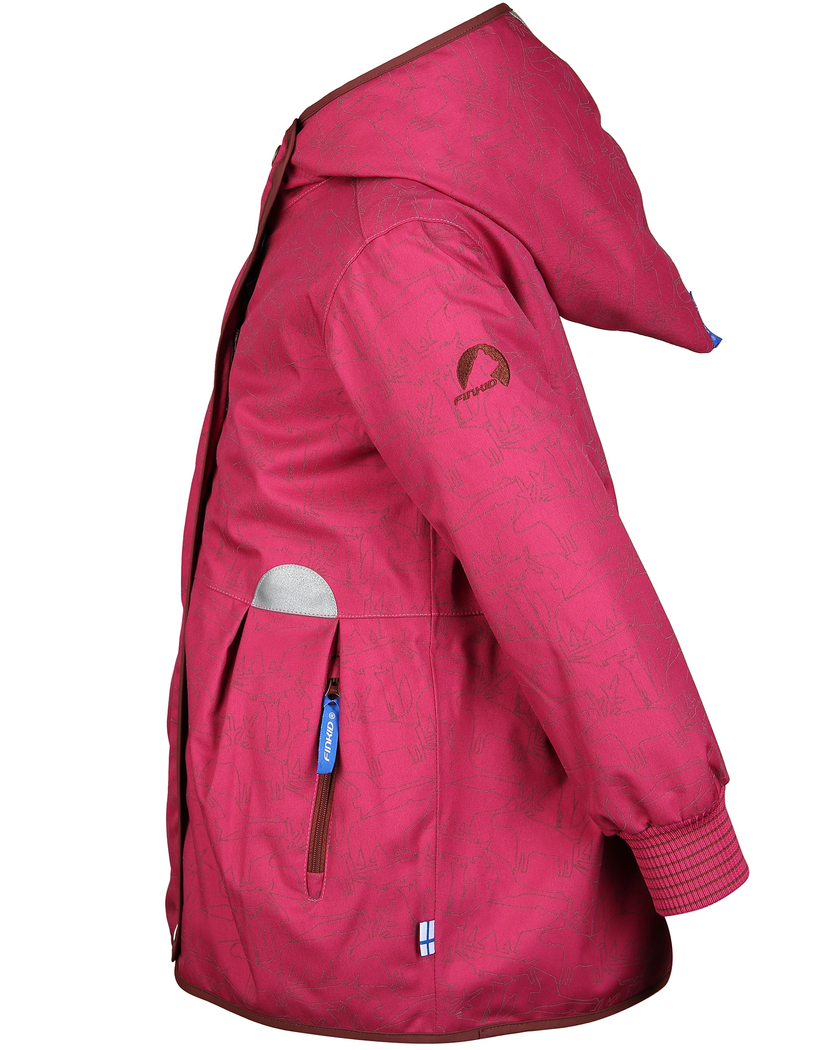 Outdoorjacke 2 in 1 AINA ICE in raspberry/sable