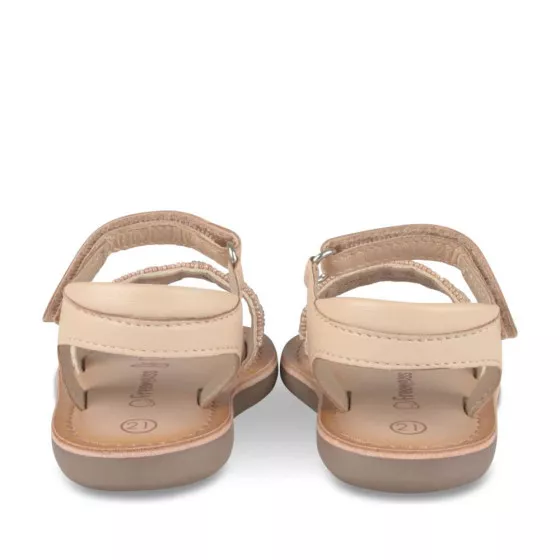 Sandales BEIGE FREEMOUSS GIRL CUIR