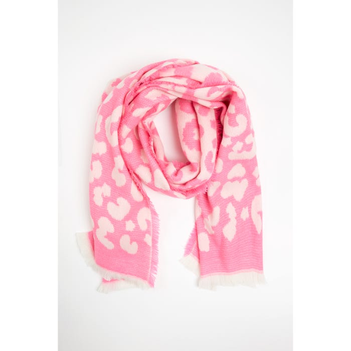 Veritas-Sjaal luipaardprint lurex