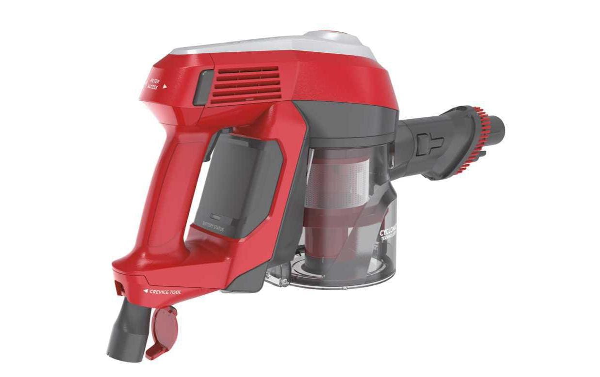 Akku-Hand- und Stielsauger HF122RH 011 Grau/Rot<br>Akku-Hand- und Stielstaubsauger