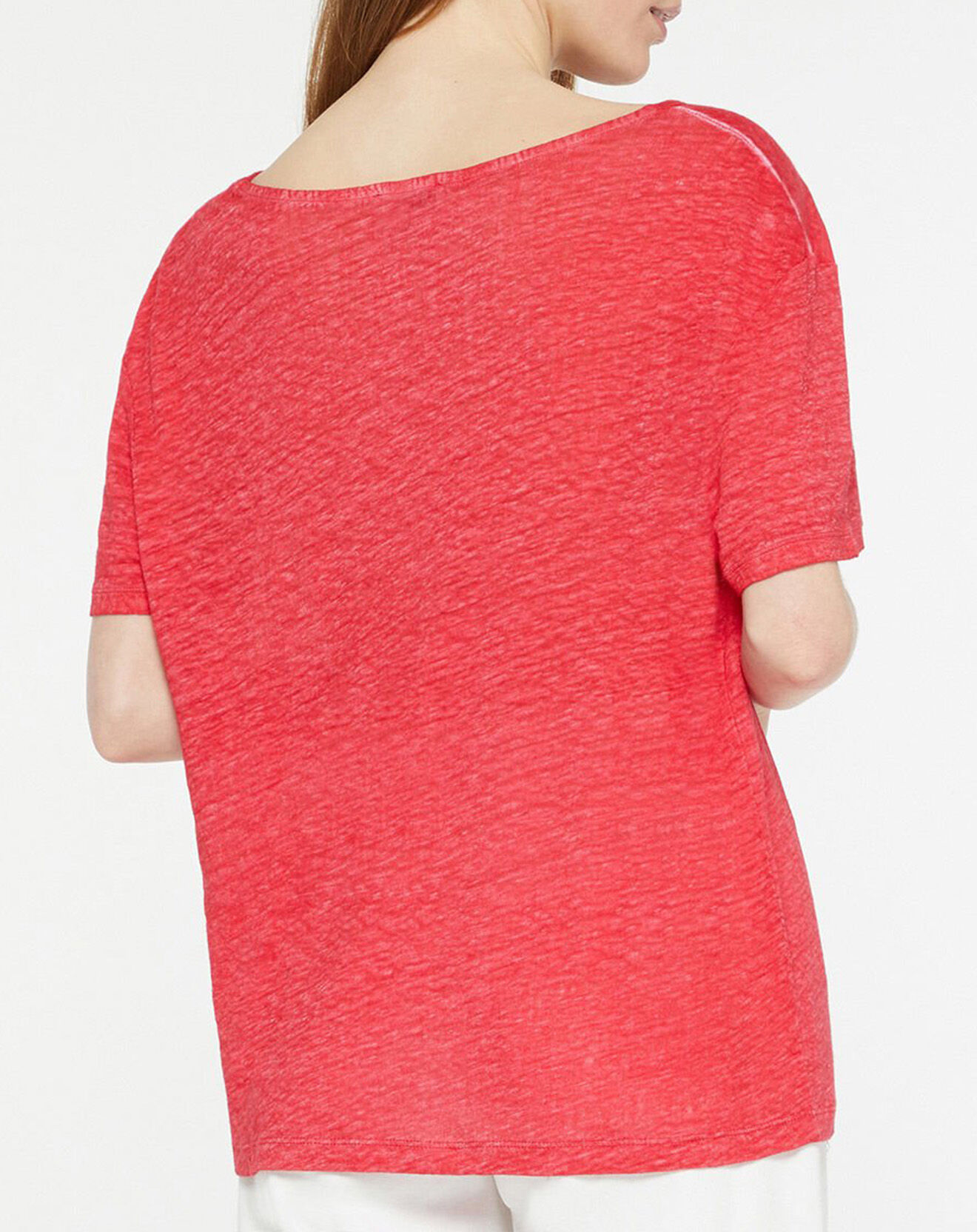 Galeries Lafayette T-Shirt 100% Lin Nada rose