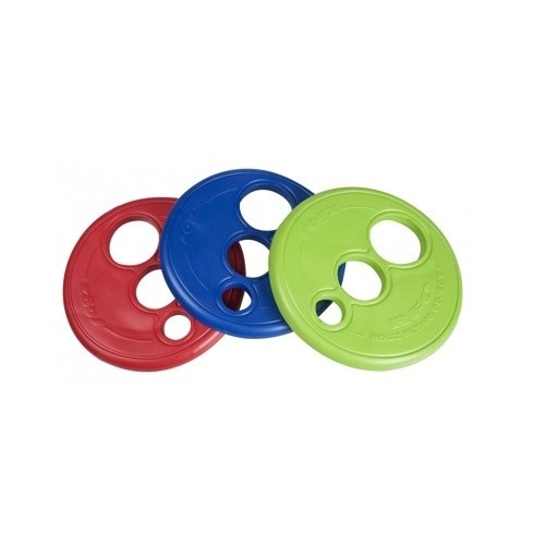 Frisbee vermelho Rogz, durável e à prova d'água, para cães.