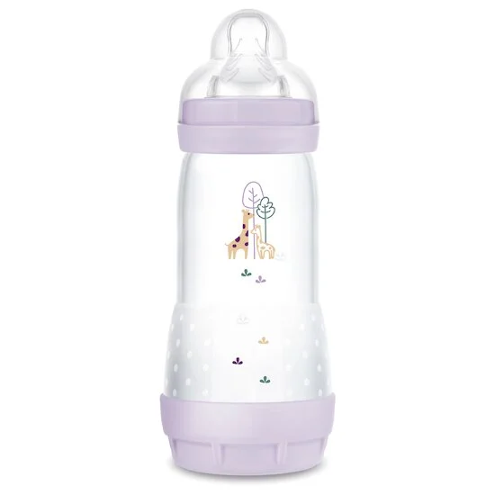 Biberon Easy Start Anti-colique Débit 3   Lilas        320 ml   de               Mam