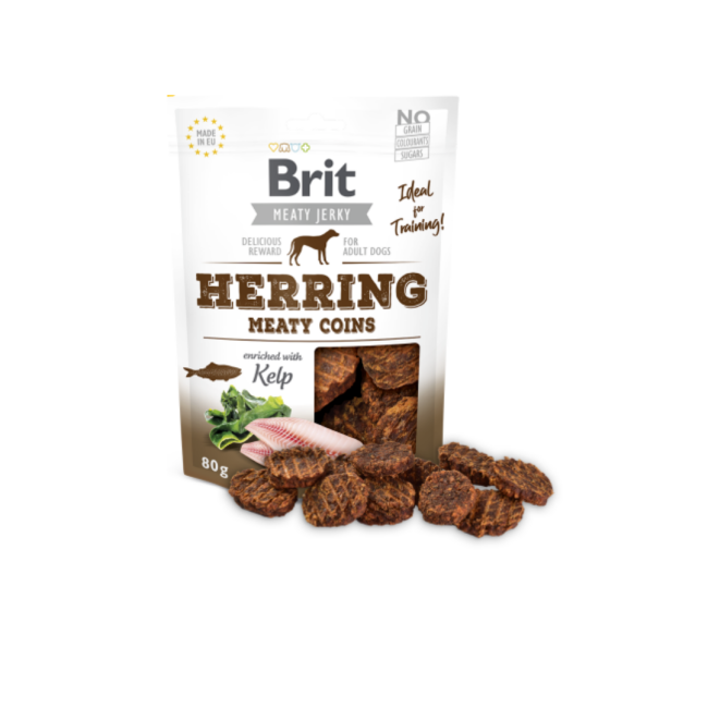 Friandises Brit Jerky Meaty en forme de pièces