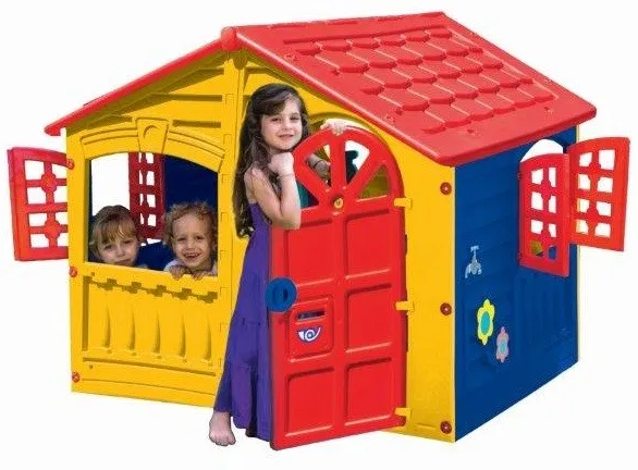 The House of Fun Plast Legehus, Multi farvet