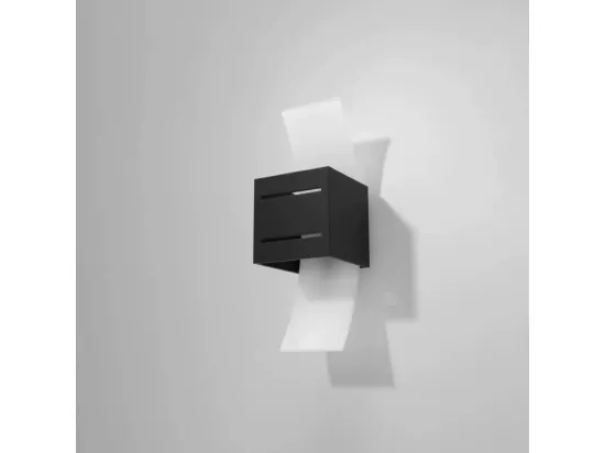 Sollux LORETO Applique murale à 1 lumière, noir, G9