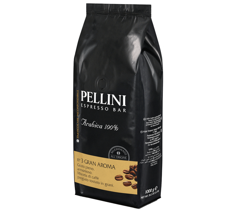 1kg café en grain Gran Aroma n°3 - PELLINI