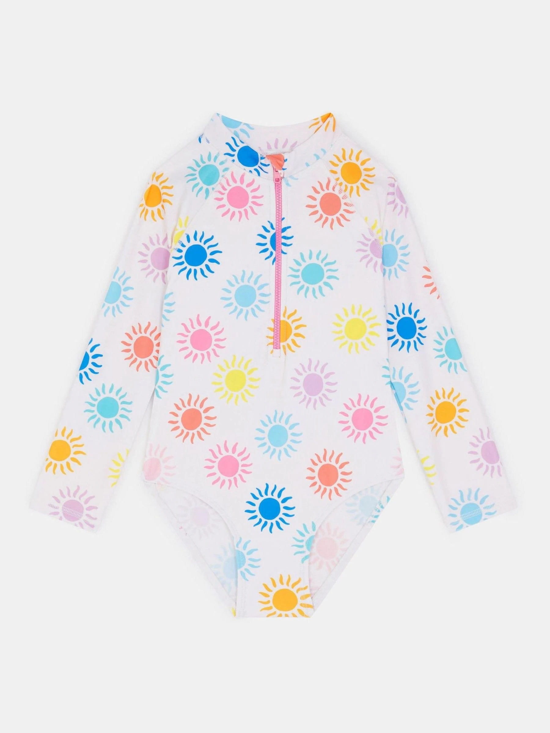 Angels By Accessorize Girls Sunshine Long Sleeve Swimsuit