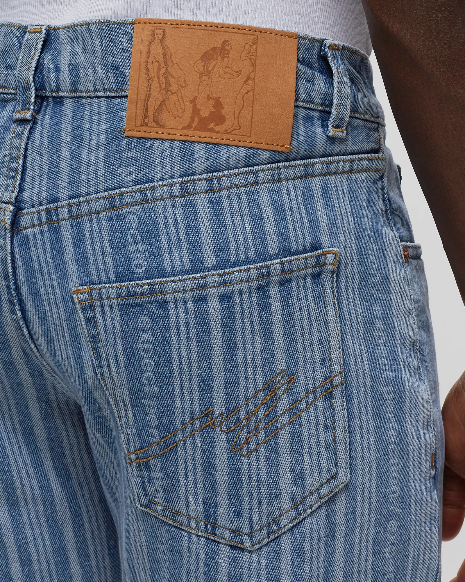 Calça jeans Martine Rose de perna reta