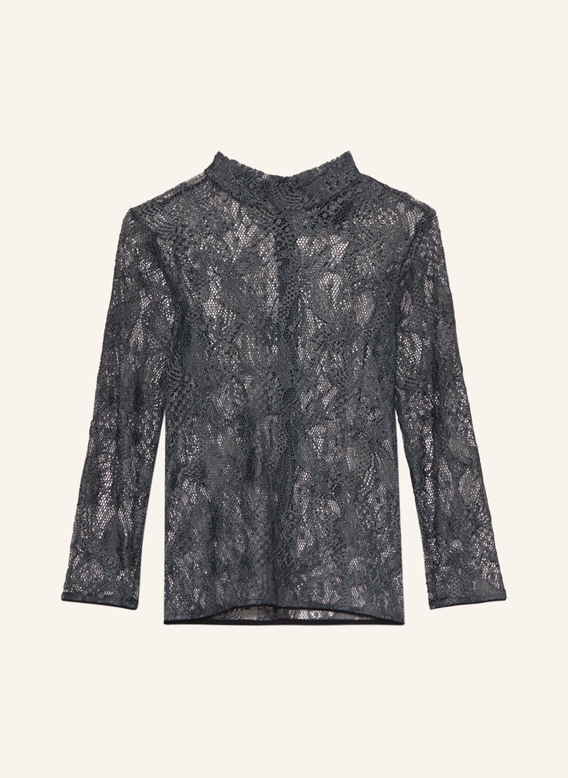 KINGA MATHE Dirndlbluse LINA mit 3/4-Arm und Spitze