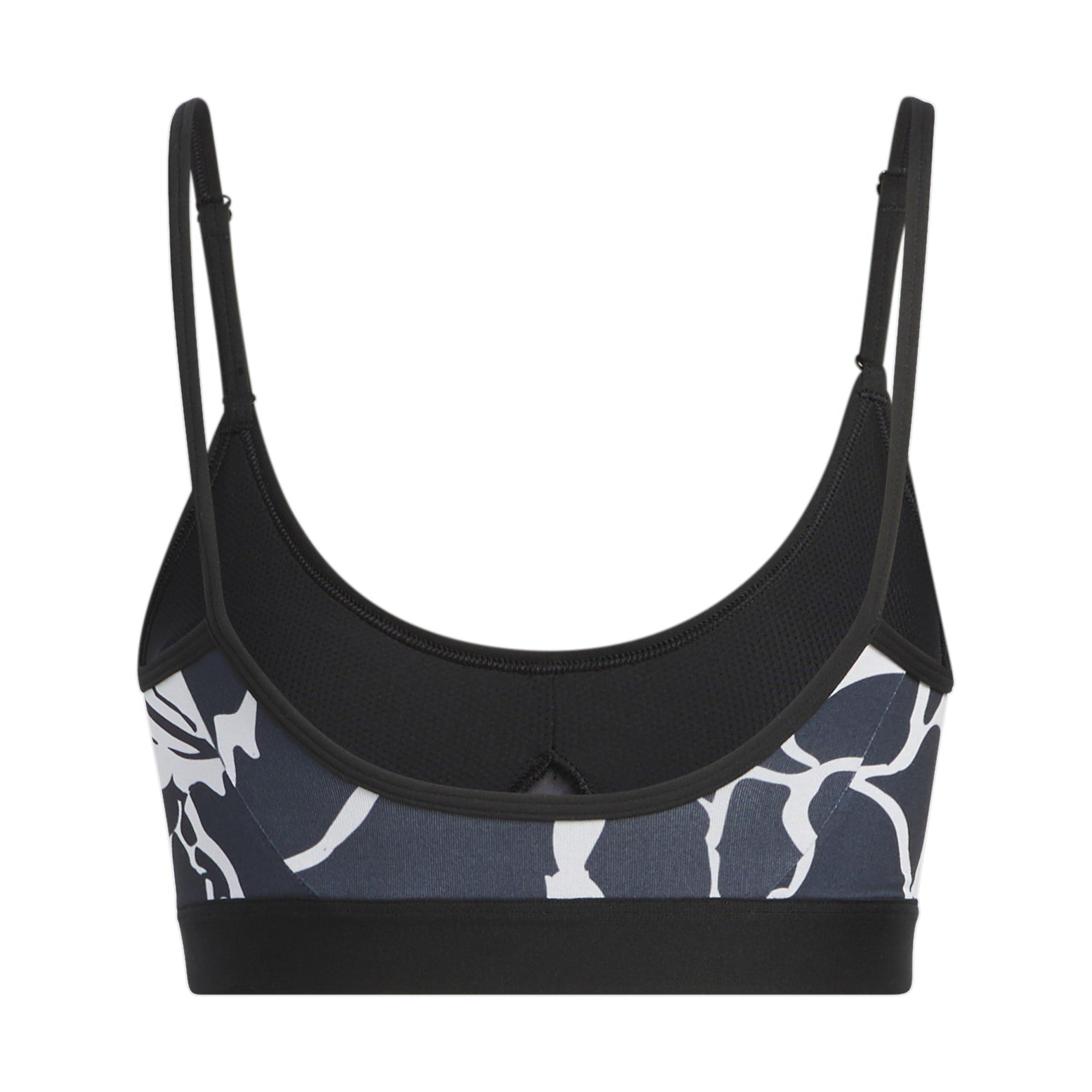 adidas Flower Print Low Impact Sports Bra Womens