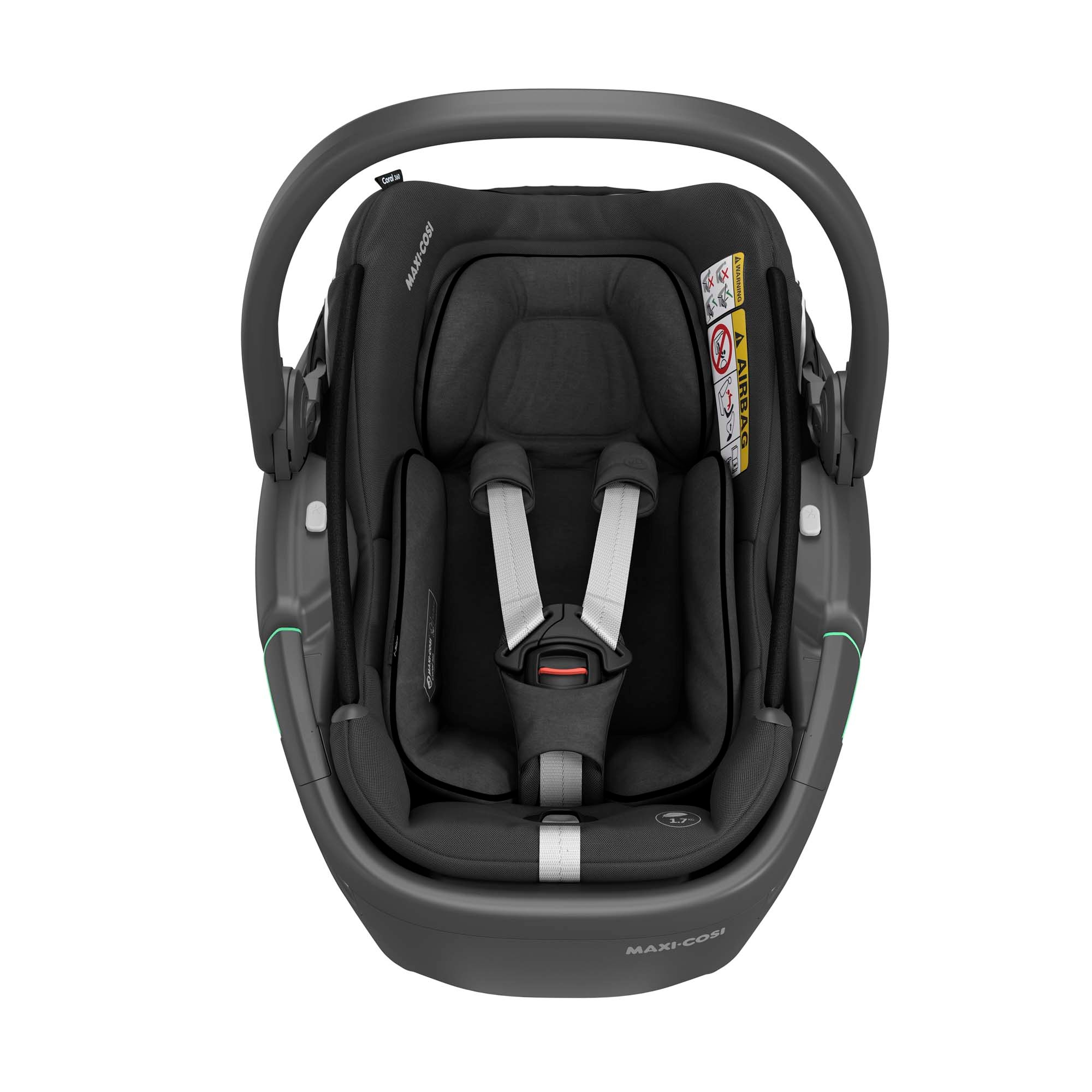 Maxi-Cosi Coral 360 i-Size zwart - draaibare autostoelen - Prénatal