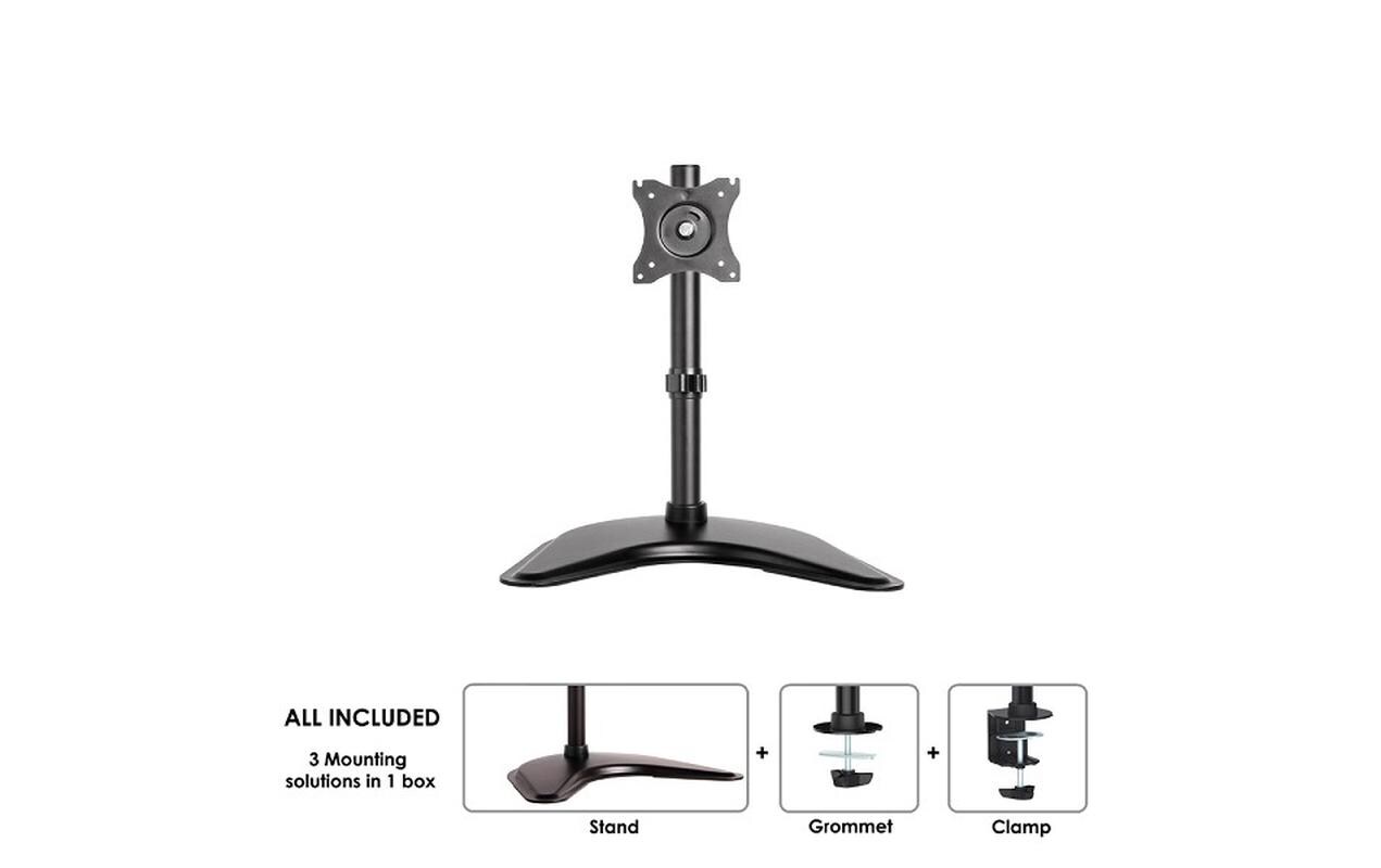 Monitor-Standfuss NM-D335BLACK Schwarz<br>Monitor-Standfuss