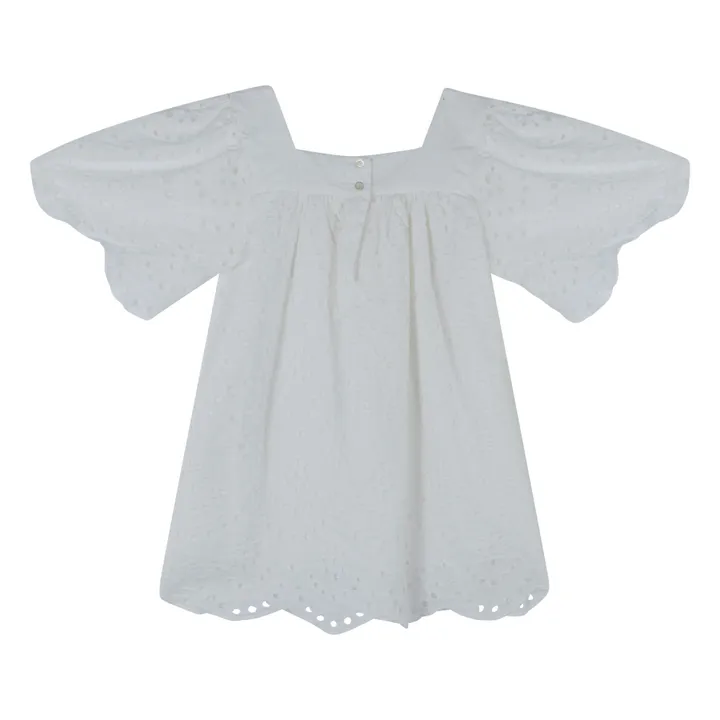 Babe & Tess Robe Ajourée Carolina | Blanc