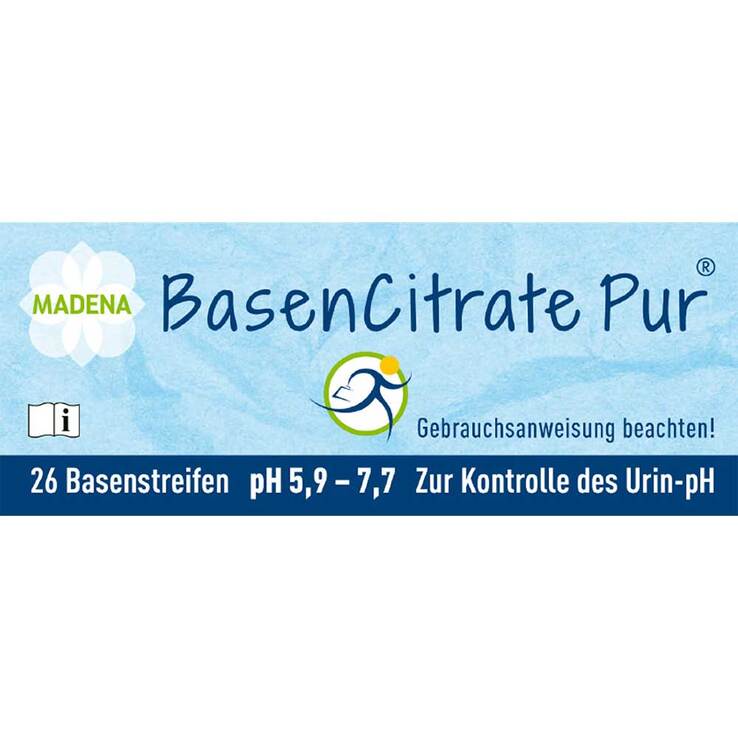 Basen Citrate Pur Teststreifen pH 5,9 - 7,7 n.Apot.R.Keil, 26 St