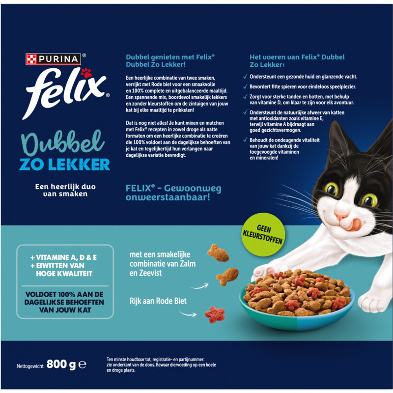 Felix Dubbel zo lekker zalm,zeevis & rode biet
