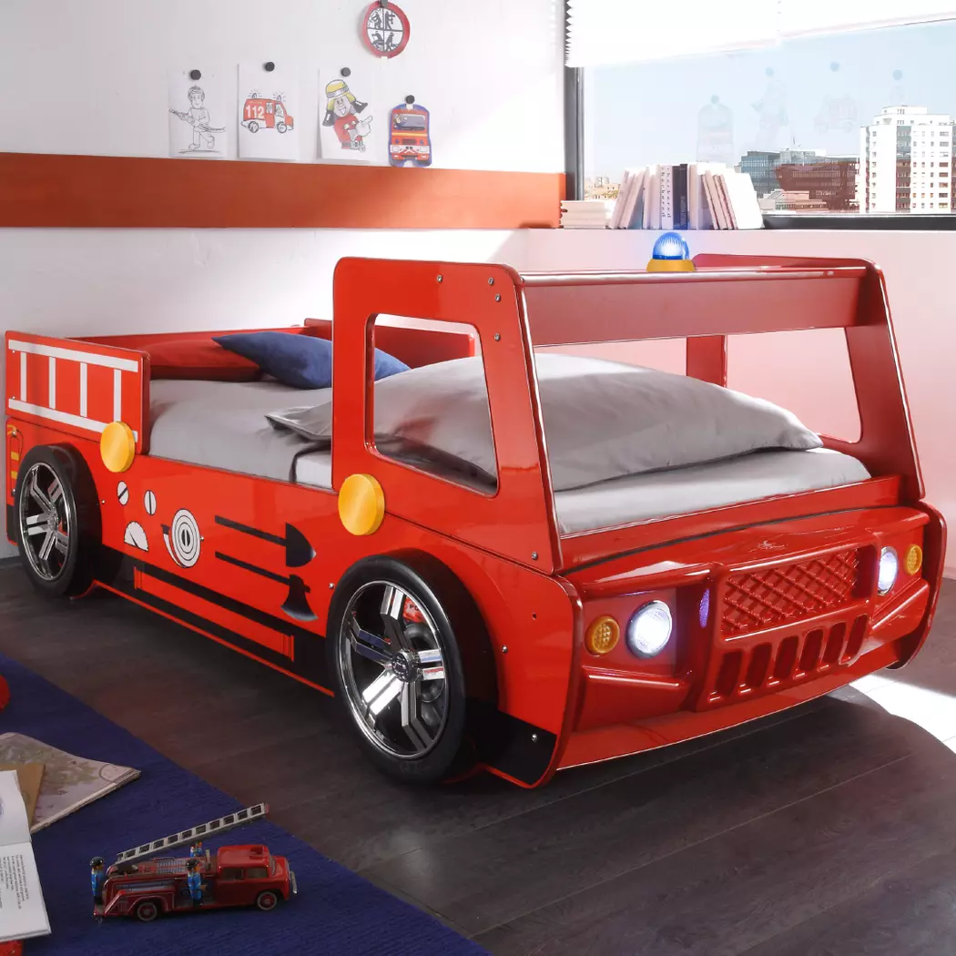 Feuerwehrauto-Bett Spark 90 x 200 cm